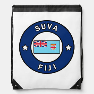 Suva Fiji Drawstring Bag