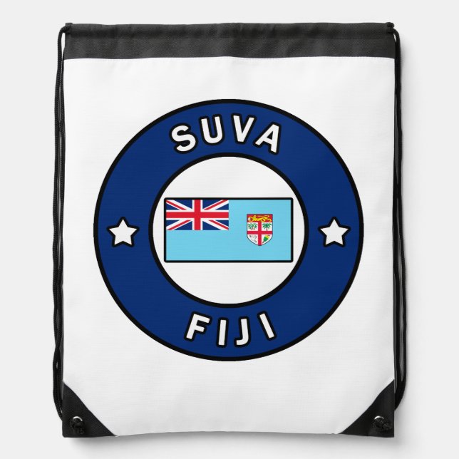 Suva Fiji Drawstring Bag (Front)