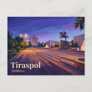 Suvorov Square Moldova Postcard