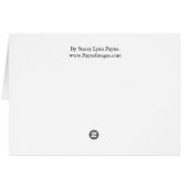 Suwannee River Beach Blank Card (Back Horizontal)