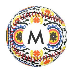 Suzani Pattern Baseball