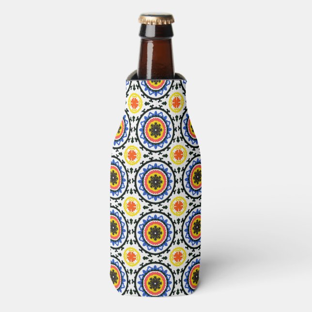 Suzani Pattern Bottle Cooler (Bottle Front)