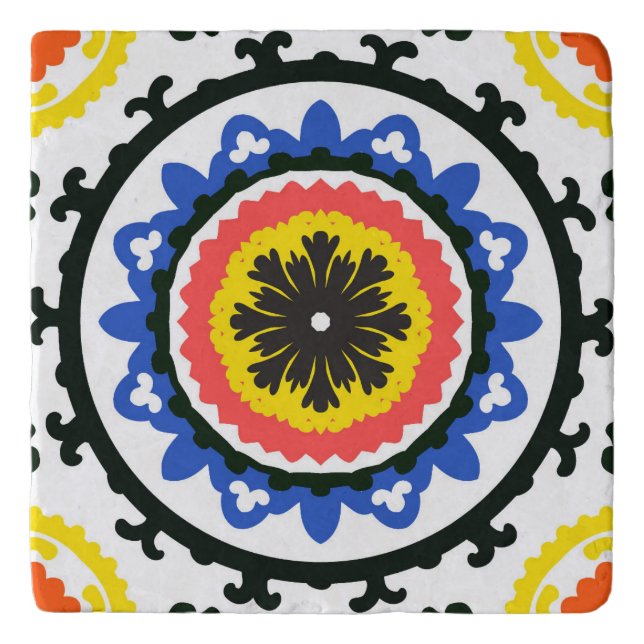 Suzani Pattern Trivet (Front)