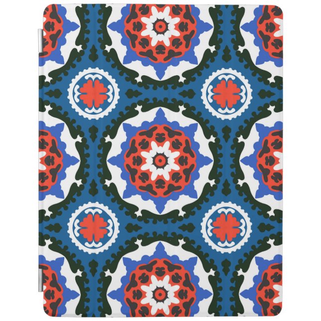 Suzani Pattern With Bold Ornament iPad Smart Cover (Front)