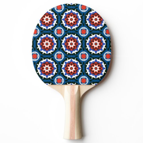Suzani Pattern With Bold Ornament Ping Pong Paddle