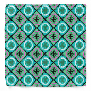 Suzani Pattern with Uzbek and Kazakh Motifs Bandana