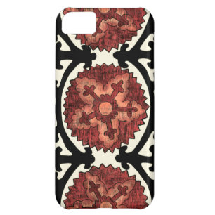 Suzani Style Decorative Floral Pattern Cover For iPhone 5C