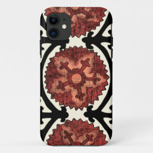Suzani Style Decorative Floral Pattern iPhone 11 Case