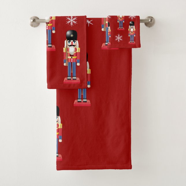 Suzanne Elizabeth Christmas Collection Bath Towel Set (Insitu)