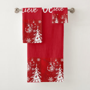 Suzanne Elizabeth Christmas Collection - Bath Towel Set
