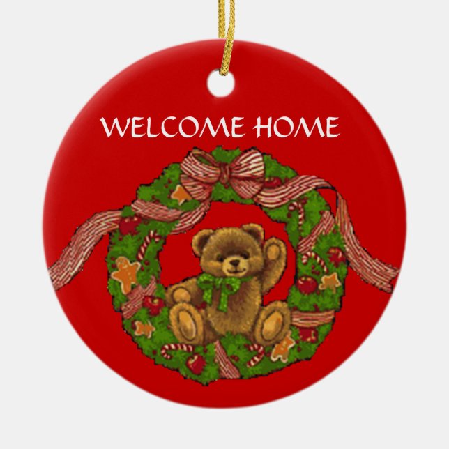 SUZANNE ELIZABETH CHRISTMAS COLLECTION CERAMIC ORNAMENT (Front)