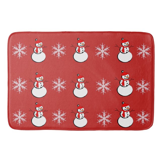 Suzanne Elizabeth Christmas Collection  - Holiday Bath Mat (Front)