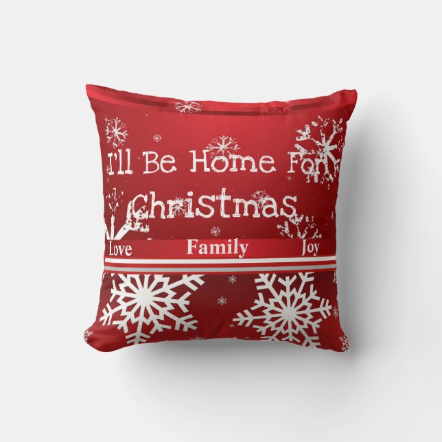 Suzanne Elizabeth Christmas Collection - Holiday Throw Pillow (Front)