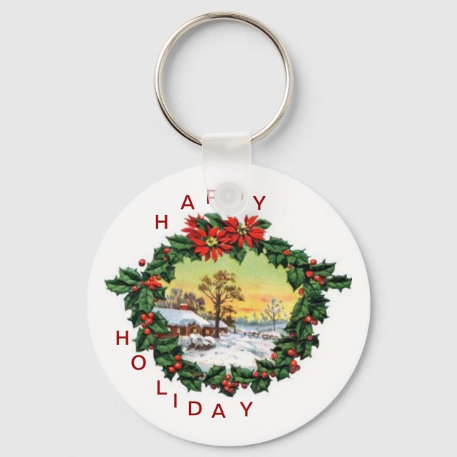 SUZANNE ELIZABETH CHRISTMAS COLLECTION KEYCHAIN (Front)