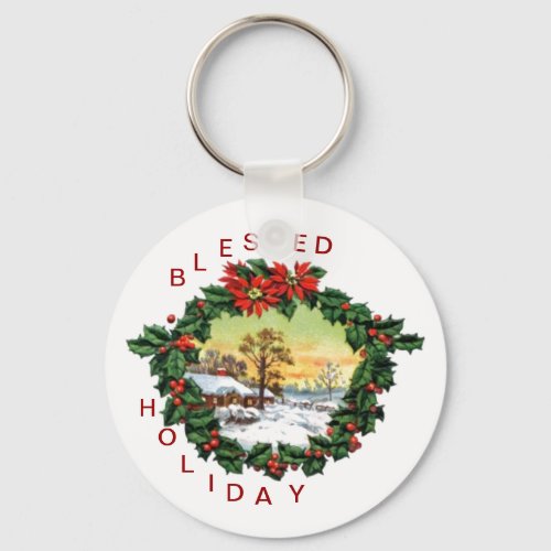 SUZANNE ELIZABETH CHRISTMAS COLLECTION KEYCHAIN