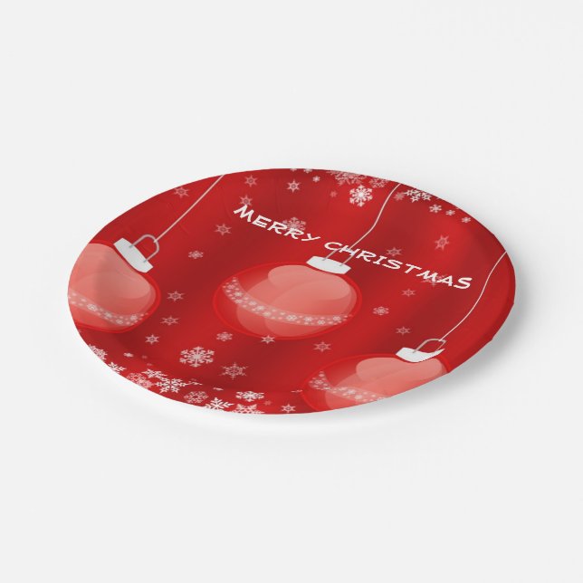 SUZANNE ELIZABETH CHRISTMAS COLLECTION PAPER PLATES (Angled)