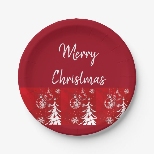 Suzanne Elizabeth Christmas Collection - Paper Plates (Front)