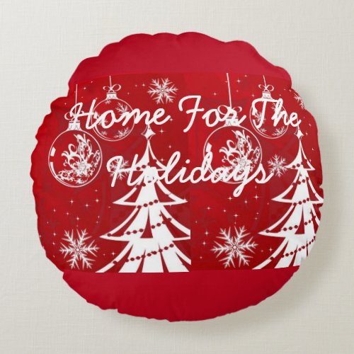 Suzanne Elizabeth Christmas Collection _ Round Pillow