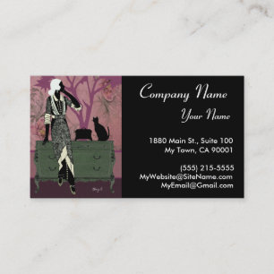 Suzanne in Lilac & Green - Business Cards