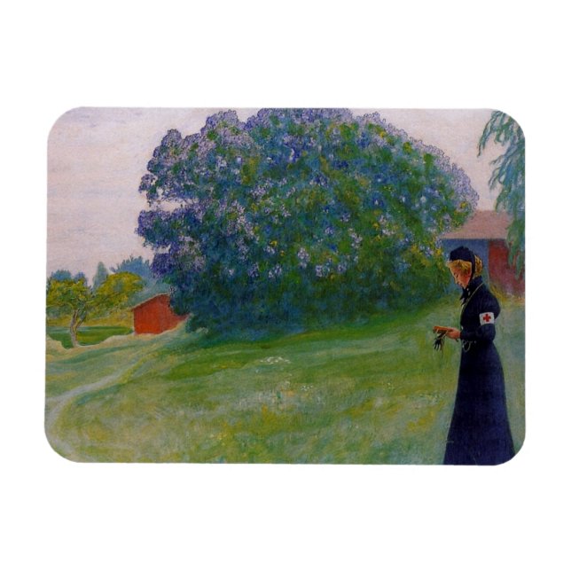 Suzanne in Red Cross Uniform Magnet (Horizontal)