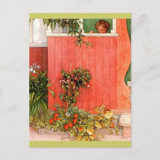 Suzanne on the Porch Postcard (Front)