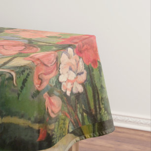 Suzanne Valadon Flowers in Front of a Window Tablecloth