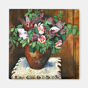 Suzanne Valadon - Vase of Flowers, 1921 Magnet