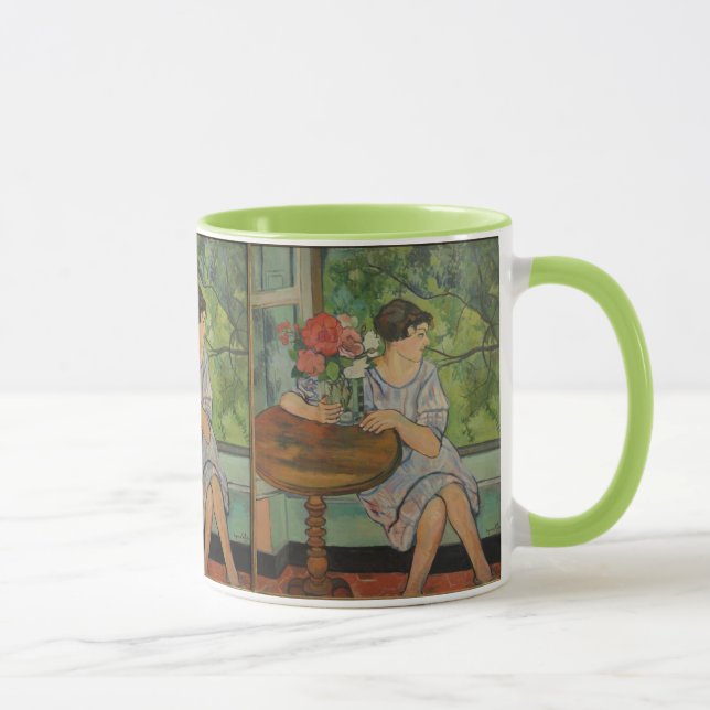 Suzanne Valadon Young Girl in Front of a Window Mug (Right)