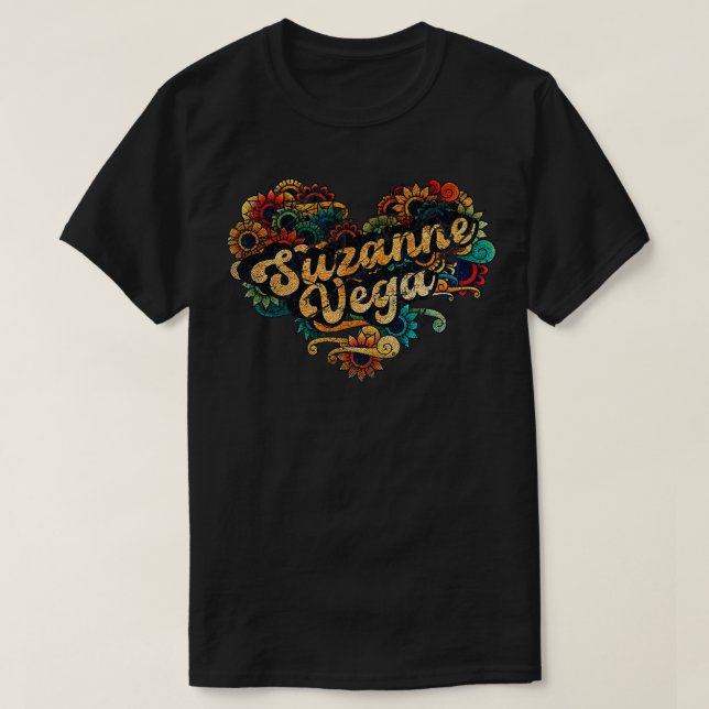 Suzanne Vega T-Shirt (Design Front)