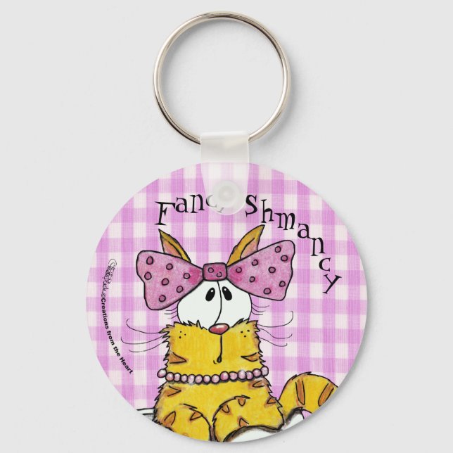 Suzette-Dainty Kitty Keychain (Front)