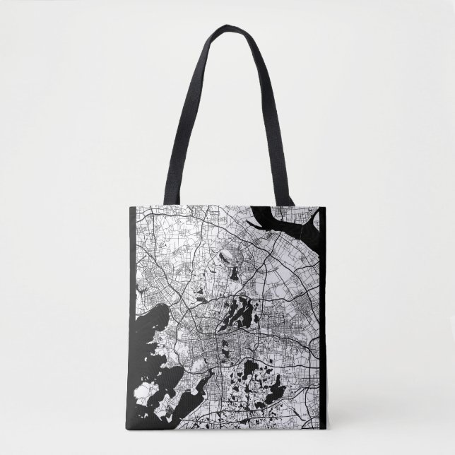 Suzhou China City Map Tote Bag (Front)