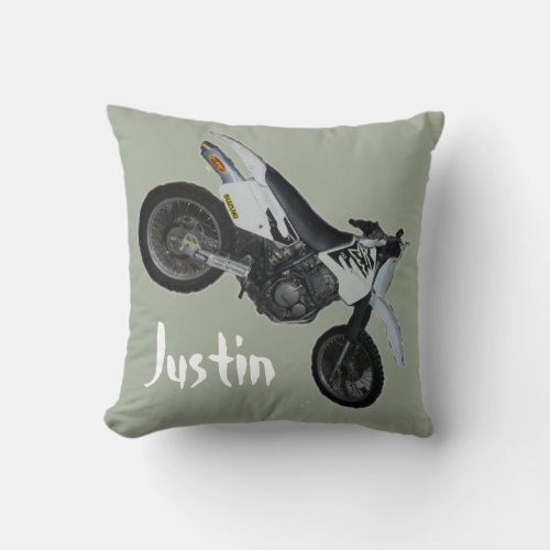 Suzuki DR Dirt Bike Motorcycle Pillow