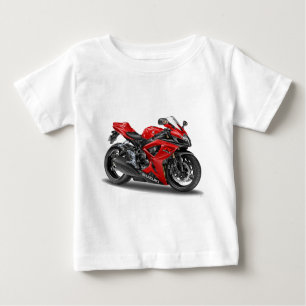 suzuki GSX-R600 Red Bike Baby T-Shirt