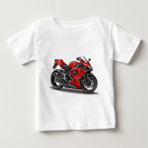 suzuki GSX_R600 Red Bike Baby T_Shirt