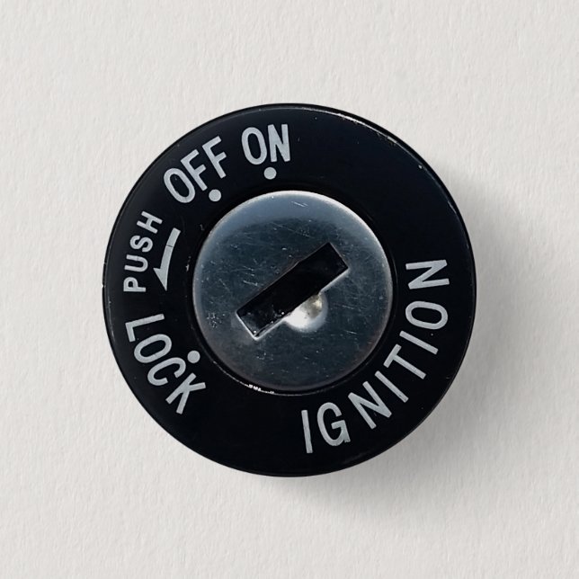 Suzuki Inazuma Ignition Pinback Button (Front)