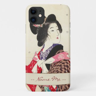 Suzuki Kason Sakura japanese woman lady maiko art Case-Mate iPhone Case
