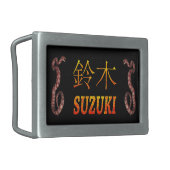 Suzuki Monogram Snake Belt Buckle (Front Left)