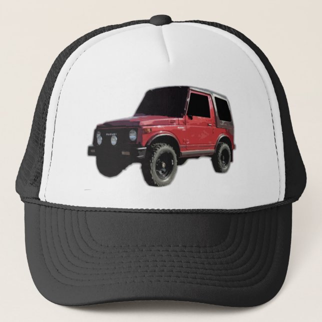 suzuki samurai trucker hat (Front)