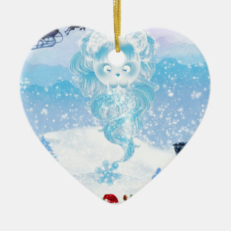 Suzy Snowflake is Coming to Town! Ceramic Ornament