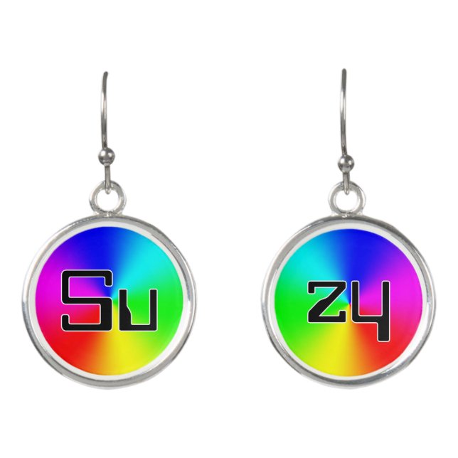 Suzy ( you can change the word ) earrings (Front)