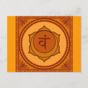 svadisthana or sacral chakra Postcard