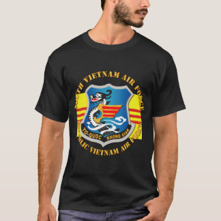 SVAF - South Vietnam Air Force w Flag Tx T-Shirt