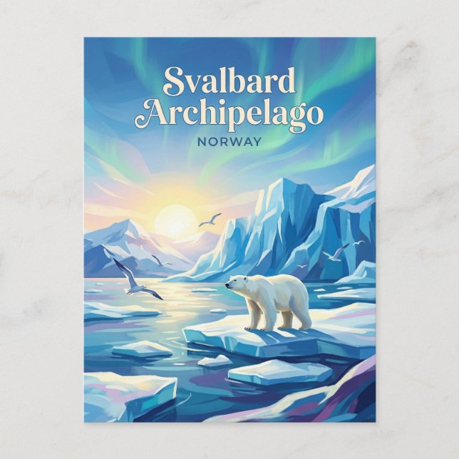 Svalbard Archipelago Norway Postcard (Front)