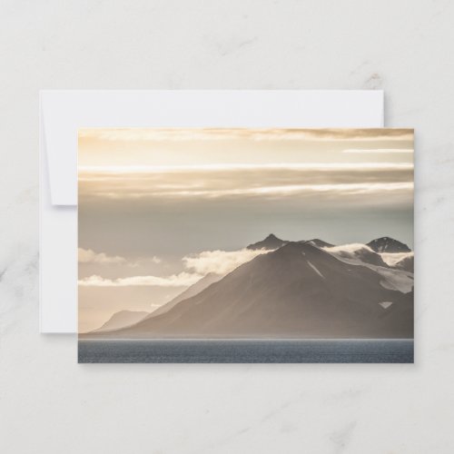 Svalbard Landscape Photo Card