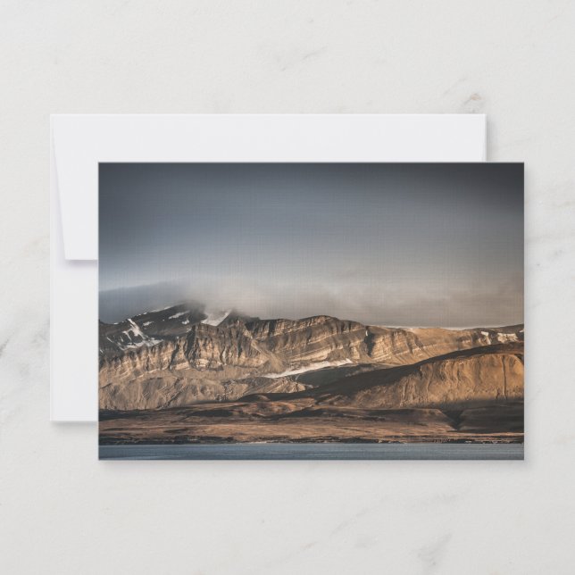 Svalbard Landscape Photo Card (Front)