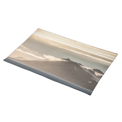 Svalbard Landscape Photo Cloth Placemat