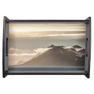 Svalbard Landscape Photo Serving Tray
