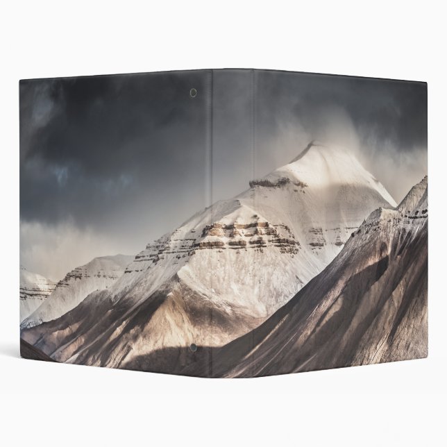 Svalbard Mountain 3 Ring Binder (Background)