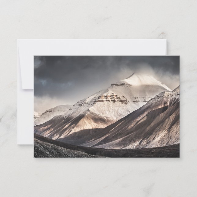 Svalbard Mountain Card (Front)