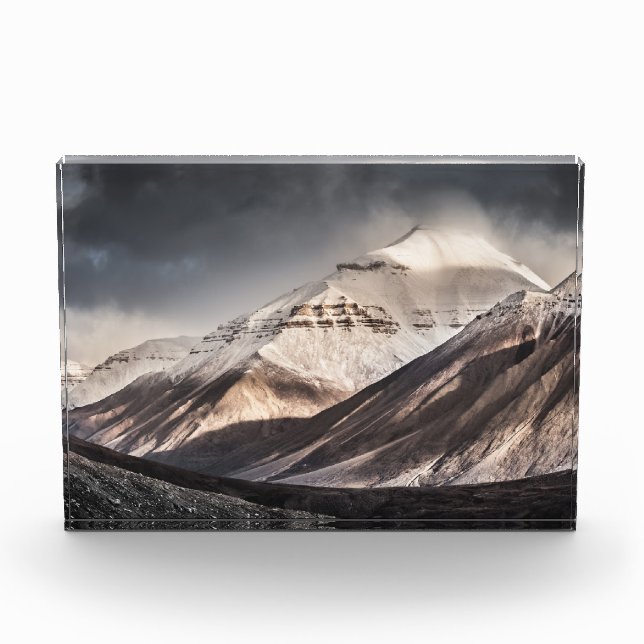Svalbard Mountain Photo Block (Front)